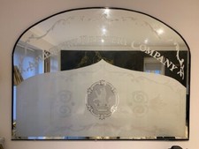 Large Vintage Engraved Wall