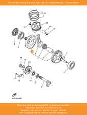 YAMAHA Crank 2, 5UL-11422-10
