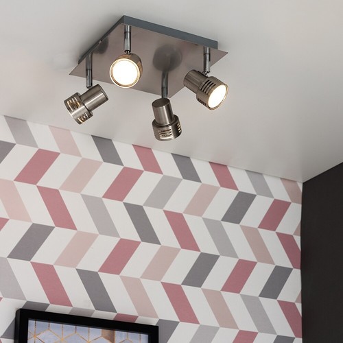 Square ceiling light fitting - square,