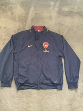 Arsenal FC Nike 2007/2008 Anthem Jacket - Rare Retro - Navy - Mens Size Large.
