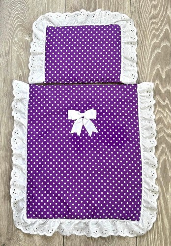 Purple with white spots - ,