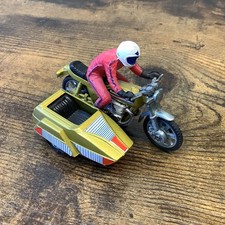 Mira Renelli Motorbike And Sidecar With Rider  Made In Spain Britains Detail