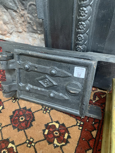 Reclaimed cast iron bread oven - iron,