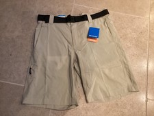 COLUMBIA SILVER RIDGE UTILITY CARGO HIKING SHORTS BRAND NEW SIZE 36” CREAM
