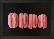 pink macaroons Framed Wall Art