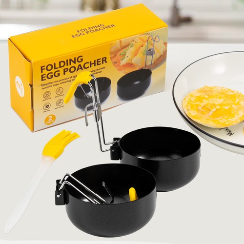 2pcs collapsible egg poacher - collapsible,