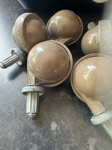 Vintage ball castors retro - ball,