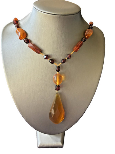 Vintage amber coloured resin - vintage, amber-coloured