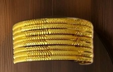 22k gold plated Indian bangles