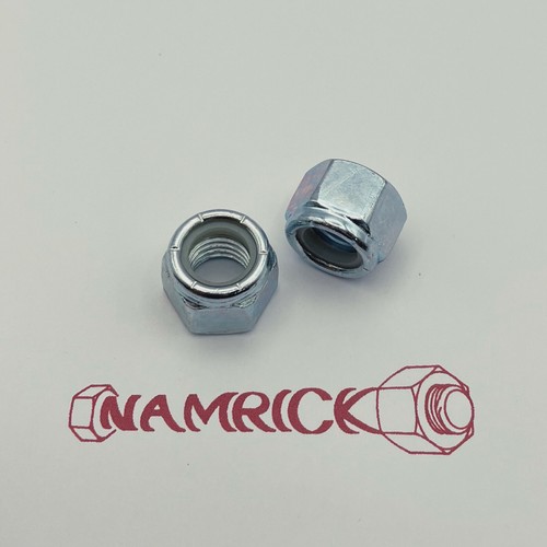 Bsw nyloc nut - nut, bzp
