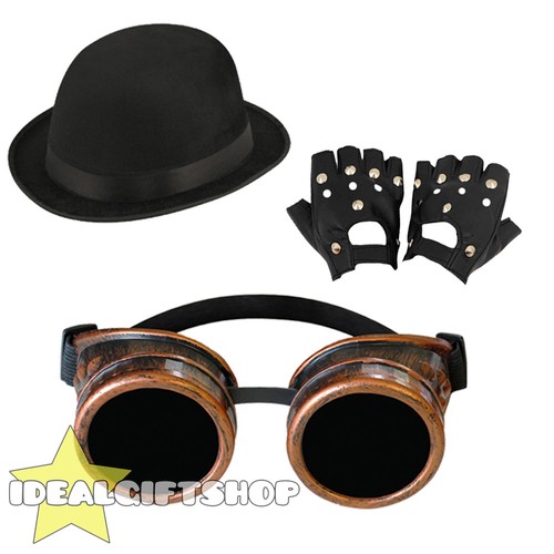 Cyber steampunk goggles hat - steampunk,
