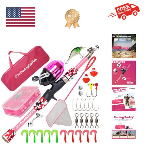 Kids fishing pole rod - pole,