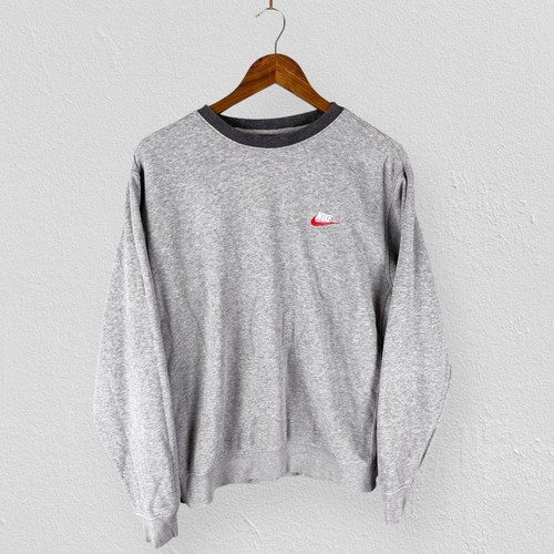 Nike grey sweatshirt pullover - sweatshirt,