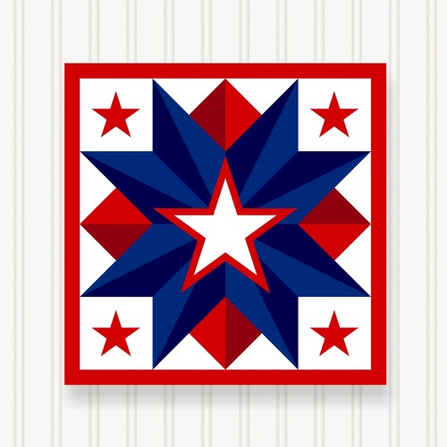 Barn quilt square sizes - barn, 8