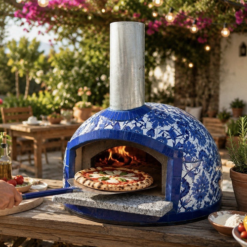 Wood fired ceramic outdoor - wood-fired,