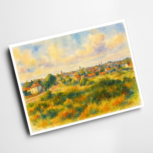 Print south view - view, of