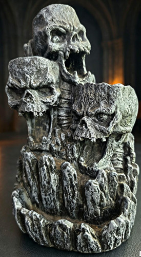 Nemesis now gothic skull grey - nemesis,