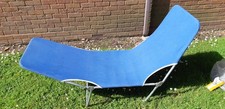 vintage folding sun lounger