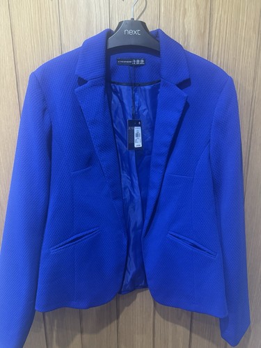 Cobalt blue textured - textured, tailored