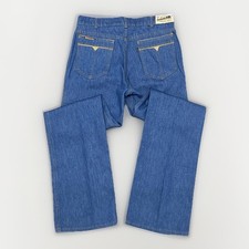 70s Deadstock Levi’s Movin On Jeans Sample Men’s W32 L33 Vintage Blue Tab Rare!