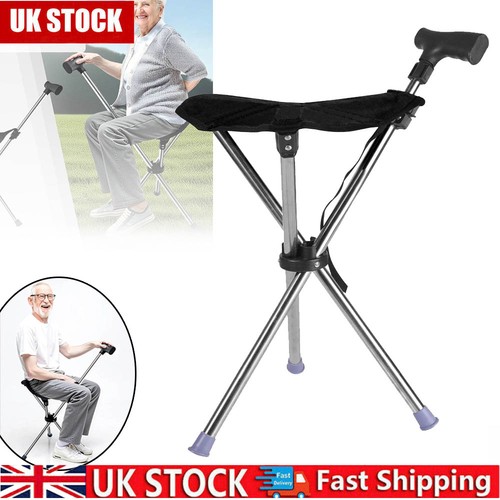 Folding walking stick - folding,