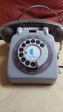 Vintage Rotary Dial Telephone 1960's GPO Telephone.  Vintage Grey 706 Telephone.
