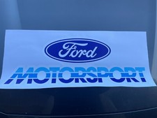 1Ford Motorsport Sticker 1980s Performance Decal Vintage Classic Escort 70x25.25