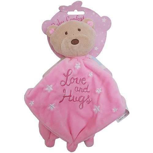 Baby comforter teddy bear pink - teddy,