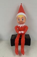 Inflatable Elf  Christmas RED Vintage 1970’s 34” (87cm) Empire Santa Helper (M)