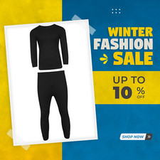 BOYS GIRLS THERMAL UNDERWEAR WARM WINTER LONG JOHNS BOTTOM LONG SLEEVE TOP SET