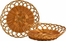Handmade Bread Basket Round