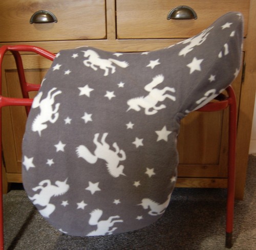 Fleece saddle cover - fleece, designed