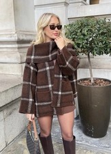 ZARA ZW WOMAN FW25 SHORT PLAID