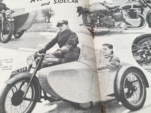 1948 ariel watsonian - ariel, vg