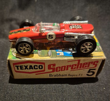 TEXACO SCORCHERS By ZYLMEX 1970's PROMO TOY F1 CAR No.5 BRABHAM REPCO IN BOX