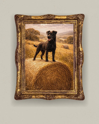 Patterdale terrier print - patterdale,