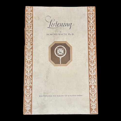 1927 booklet listening - 1927,