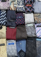 Joblot Ties, Silk,  Men’s (20) Mostly Branded,  All Have Issues,  Some Slight