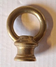 Large Brass Hanging Swag Lamp