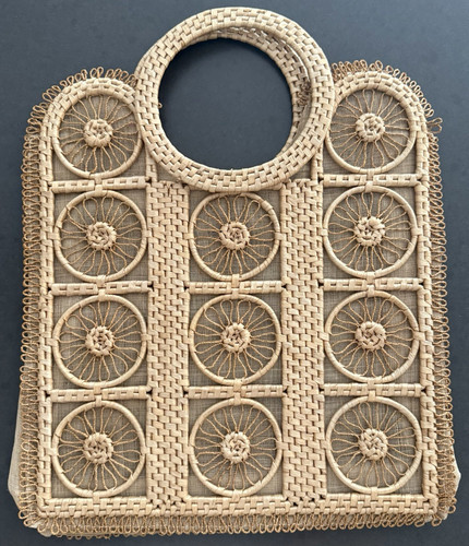 Vintage handwoven rattan - vintage,