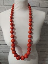 Red tones wooden - tones, bead