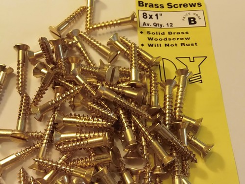 Brass wood screws - ,