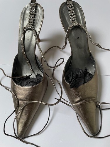Eve ladies gold - gold, leather