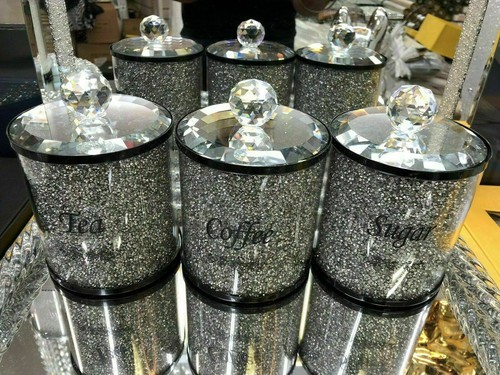 Tea coffee sugar jar - coffee,