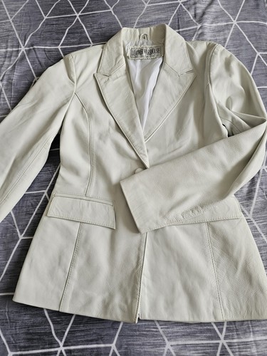 Leather warehouse white