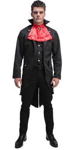 Gothic black tailcoat - gothic,