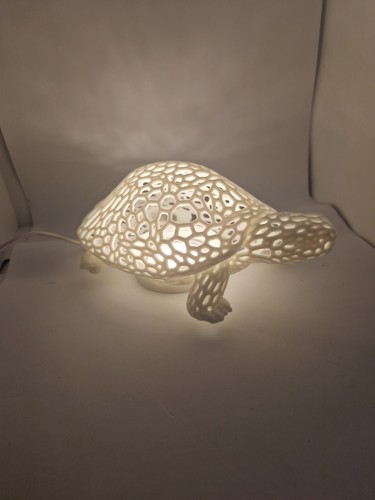 Printed voronoi turtle - 3d,