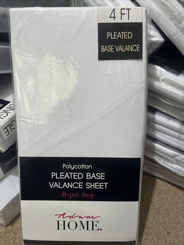 Valance cream pleated - pleated, for