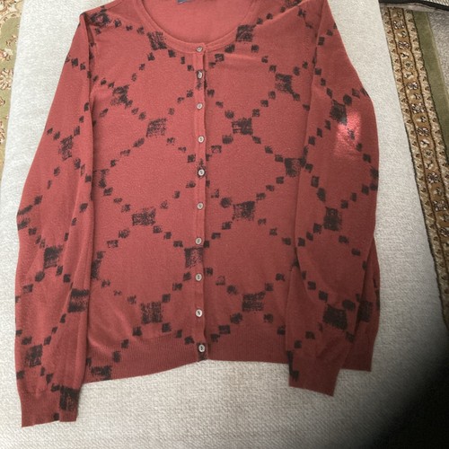 Cardigan burnt orange - in,