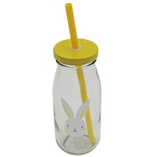Easter Milk Bottle and Straw